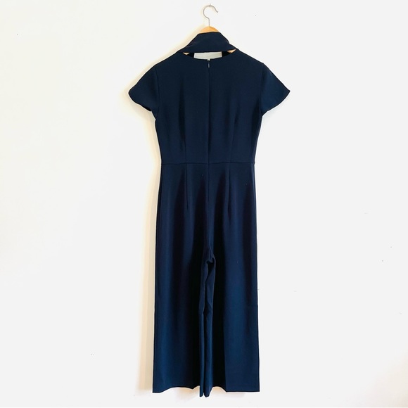 Club Monaco crepe navy jumpsuit - Picture 5 of 10